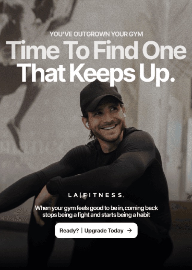 LA Fitness ad 6
