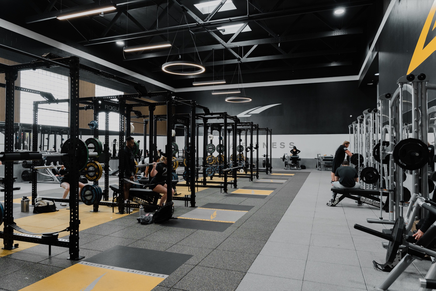 LA Fitness gym floor